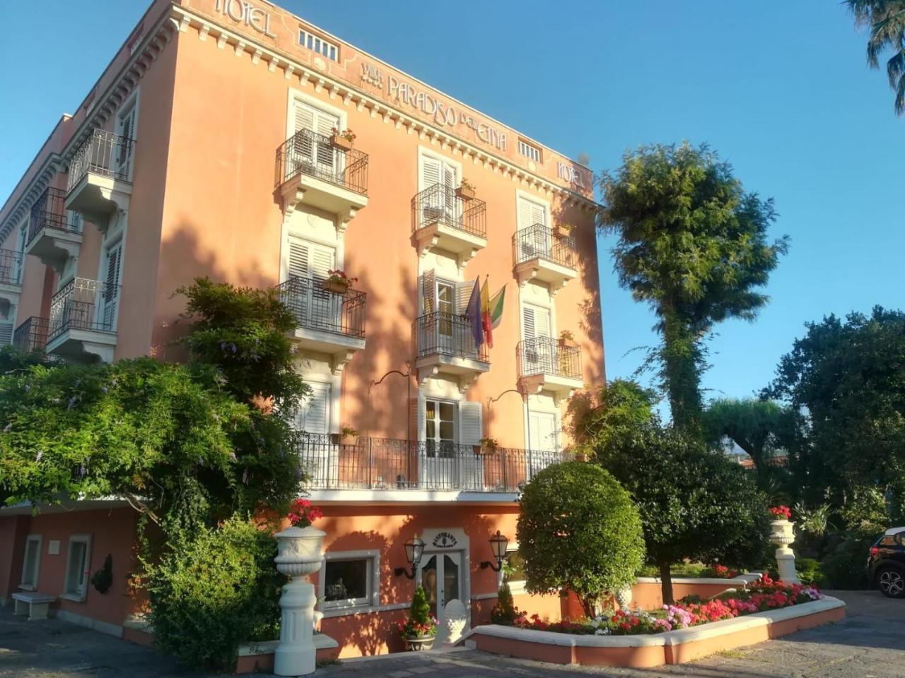 Hotel Villa Paradiso Dell'Etna ซานโจวานี ลาปุนตา ภายนอก รูปภาพ